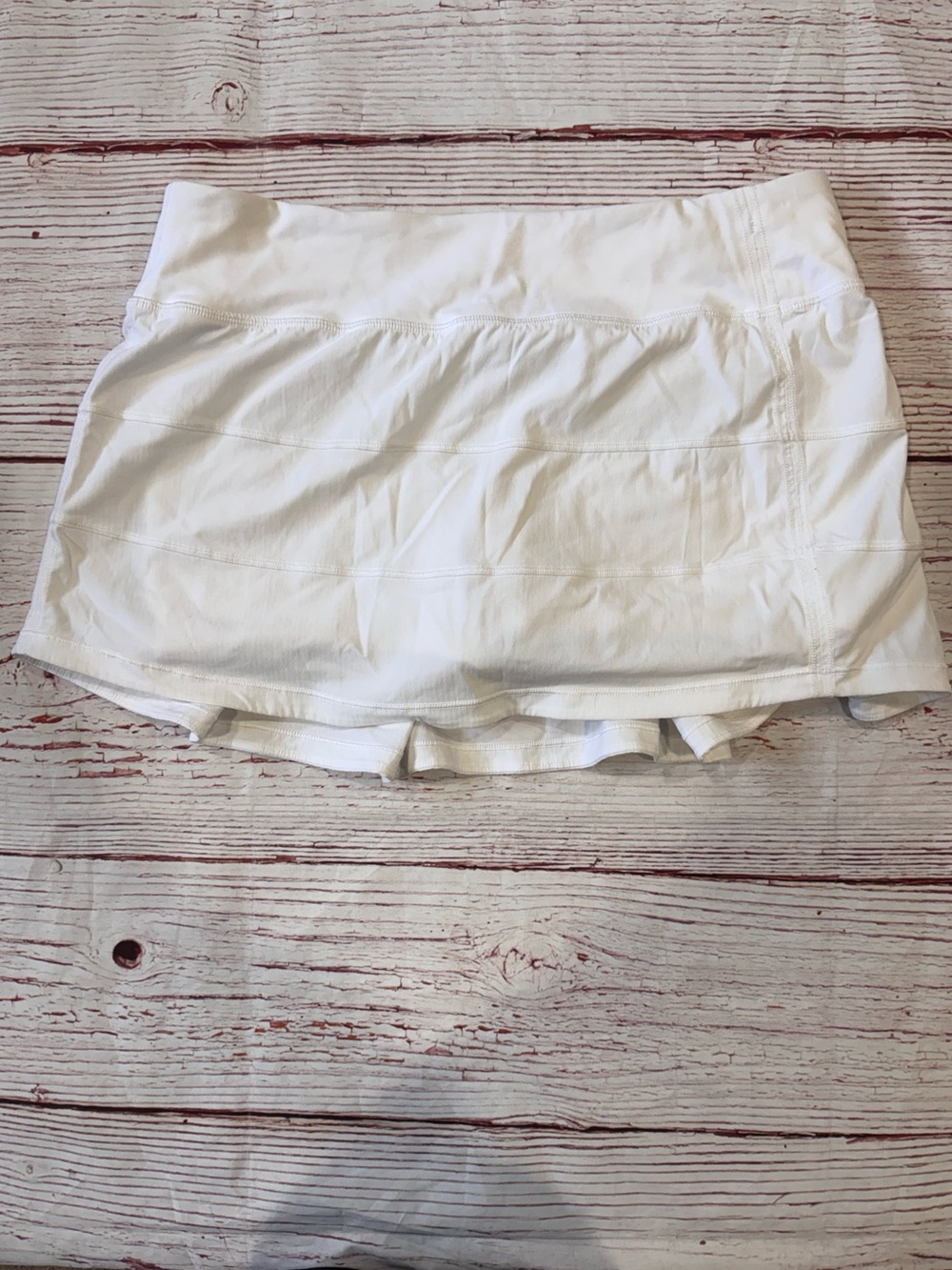 Lululemon Pace Rival Skirt (Regular) in White Sz 8